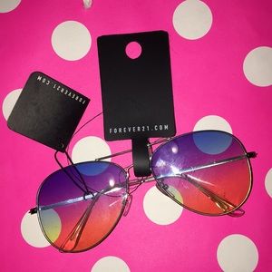Silver/Yellow/Blue Sunglasses